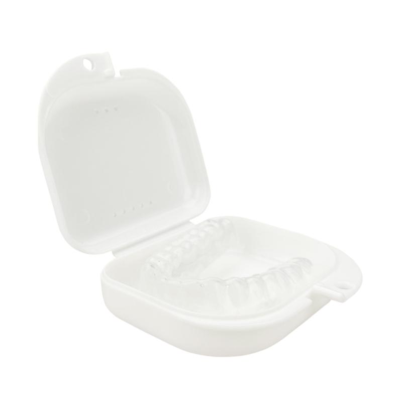1Pcs Colorful Dental Braces Retainer Case Denture Tray Box Vent Holes Mouth Guard Aligner Braces Denture Box
