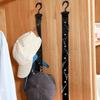 Black Caps Vertical Shelf Rack 360 Degree Rotating Closet Hat Hangers  Key