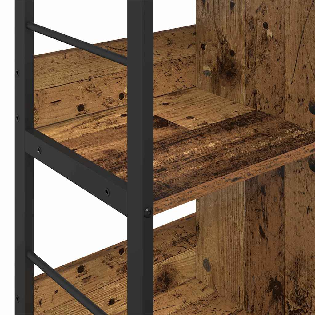 Vintage Wood Bookshelf 102 x 32 x 72.5 cm Engineered Wood