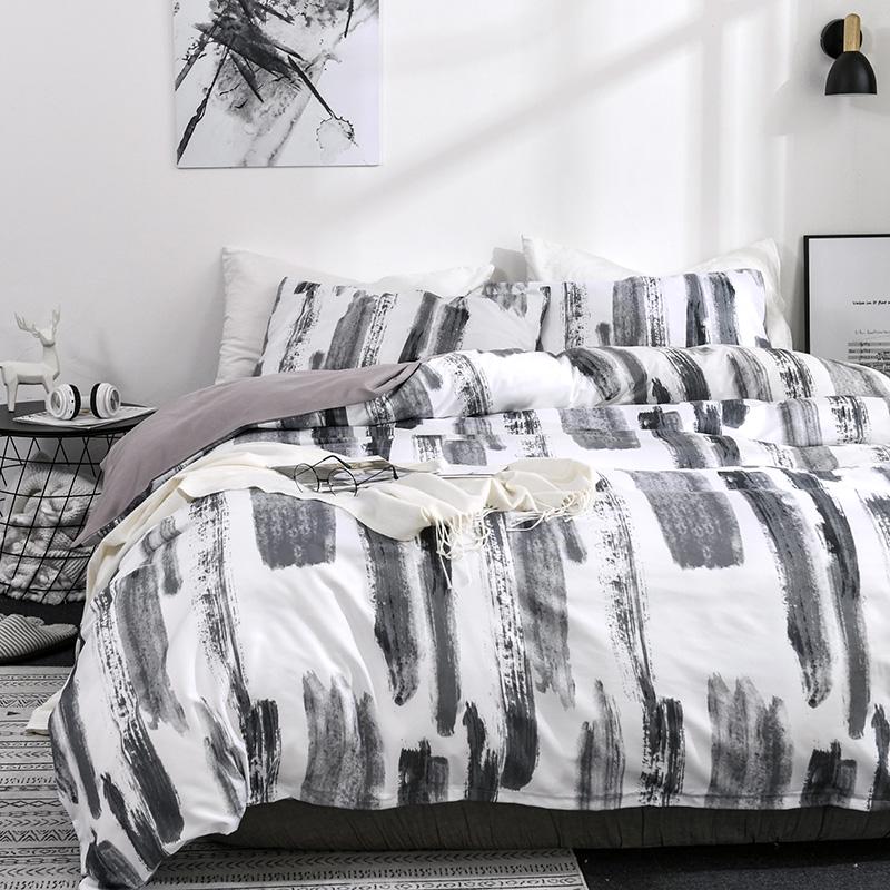 RunGrape Duvet Cover Bedding Set Twin Queen King Size 240x220 Nordic Bed Cover 150 Euro Bed Linen 2 Bedrooms Bedclothe 200x200