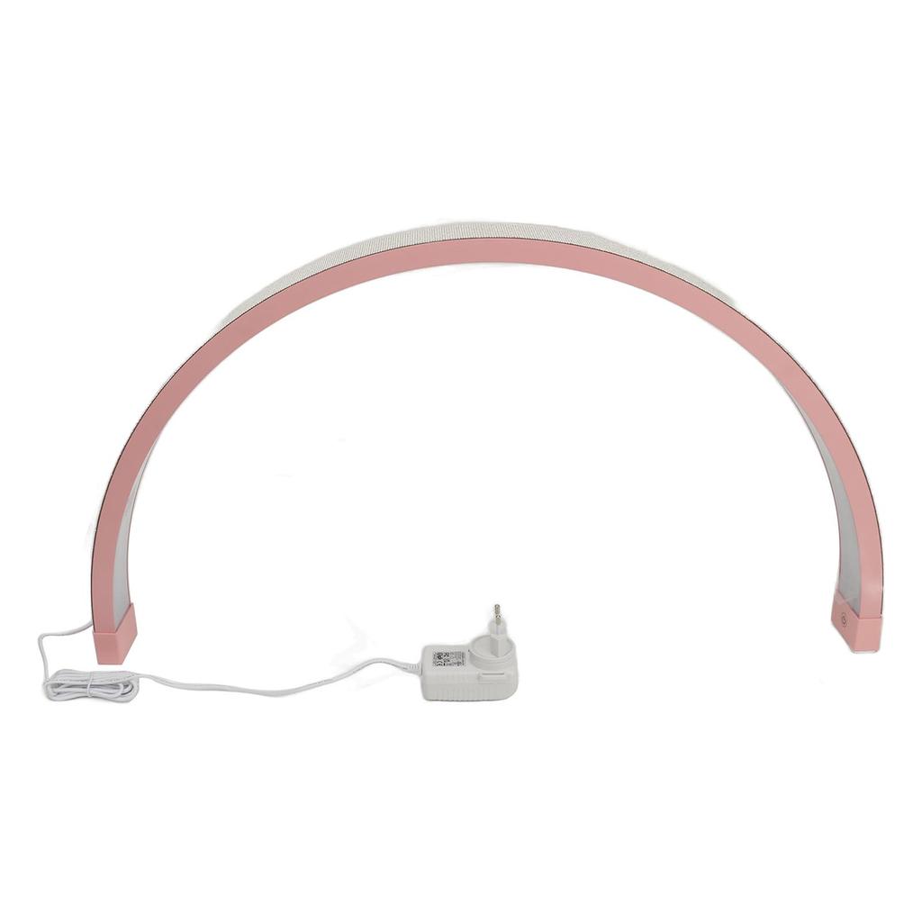 Half Moon Nail Desk Lamp 27 Inch 40W 2000LM 3200K to 5600K Half Moon Beauty Light for Lash Extension Skincare