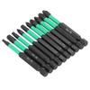 10pcs Non Slip Magnetic Screwdriver Bit Set Power Drilling Screwdriver Bits For Electric Drilling