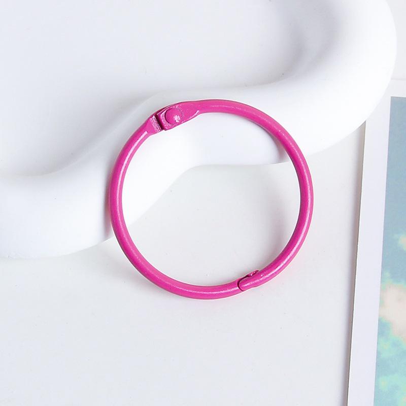 45mm Spring Coil Candy Color Keychain Ring Clasp for DIY Jewelry Accessories
