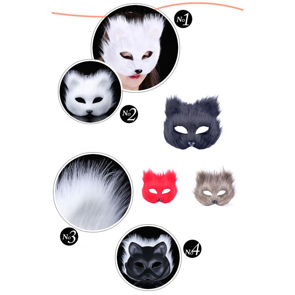 Halloween Party Performance Animal Mask Artificial Cosplay Accessories Props