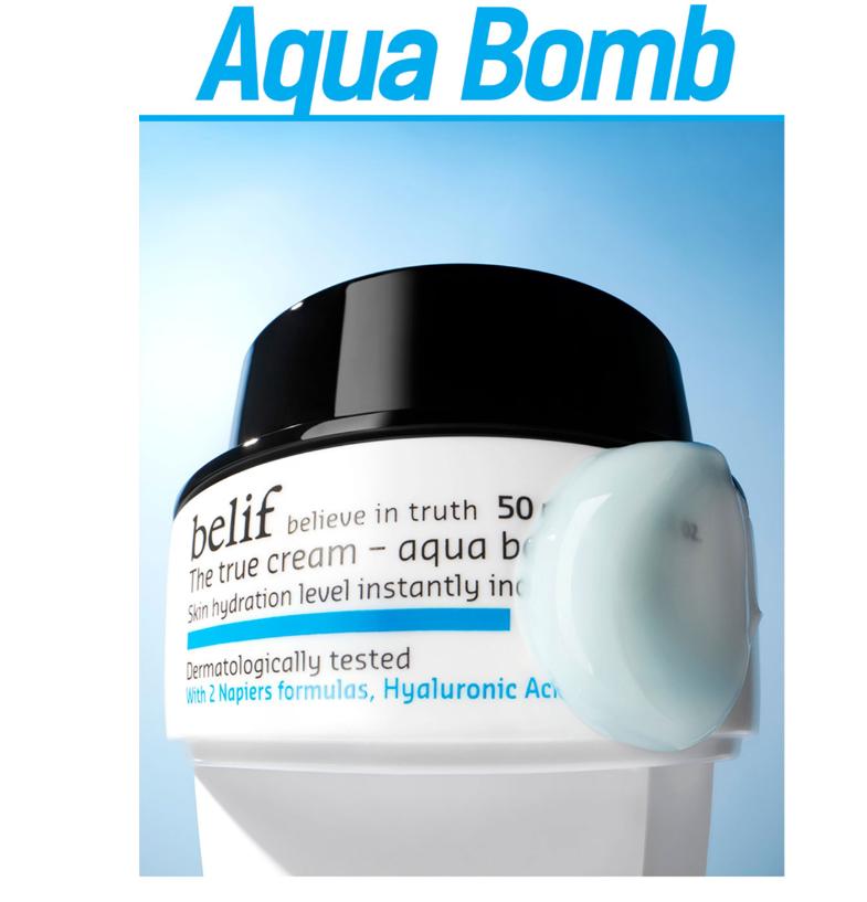belif The True Cream Aqua Bomb 50ml | Korean Gel Moisturizer for Hydration