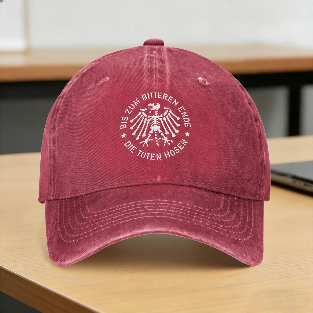 Zum Bitteren Ende Die Toten Hosen Casual Baseball Cap Summer  Trucker Hat Breathable Unisex Women Yk Cute Baseball Caps