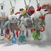 New Fun Kids Toys Rabbit Butterfly Parrot Penguin Car Hanging Toy Rattle Educational Holiday Celebration Gift for Thanksgiving, Christmas,Birthday