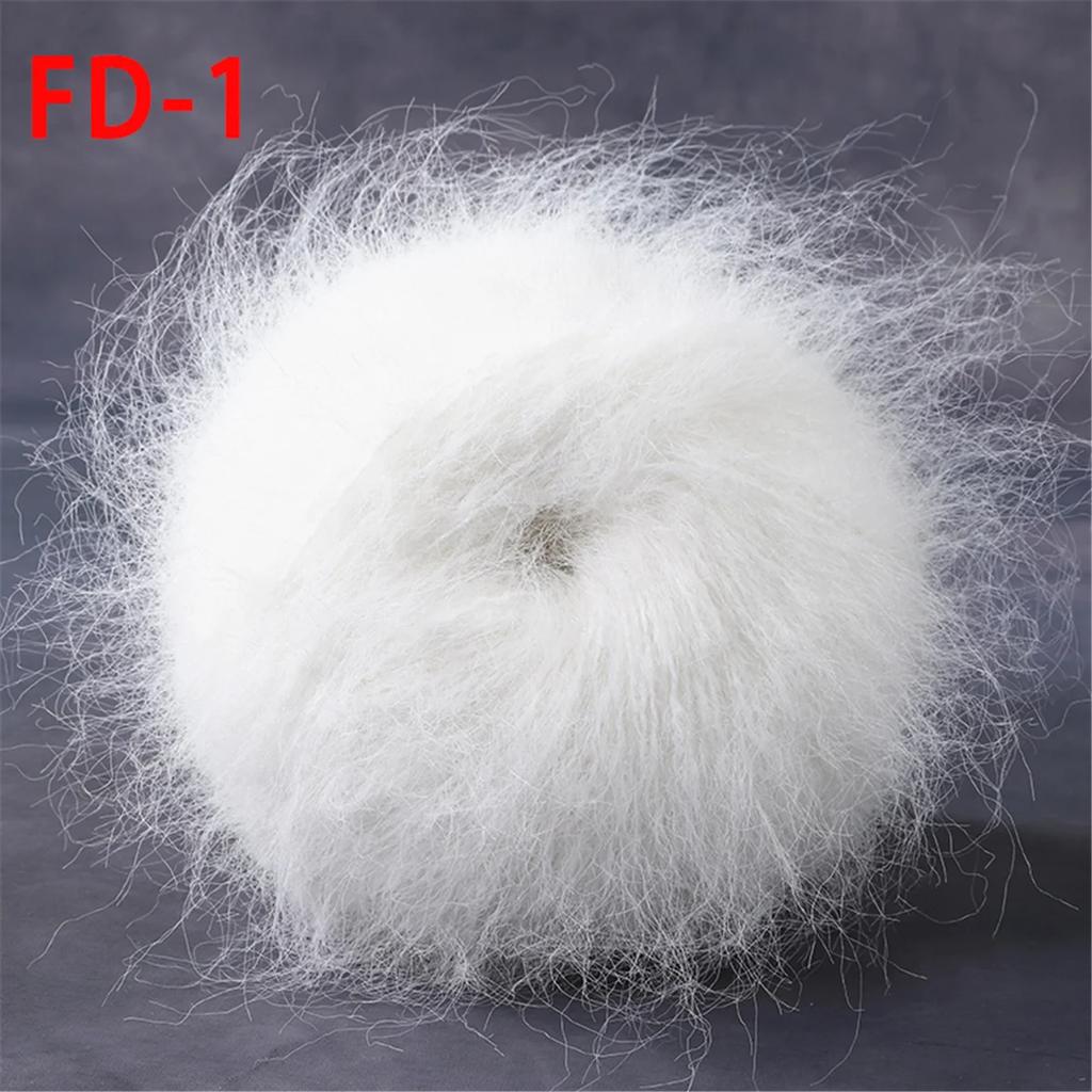 Worsted Faux Long Plush Mink Velvet Cashmere Yarn For DIY Knitting And Crocheting Long Plush Thick Crochet Yarn 1pc 190m 1.76oz