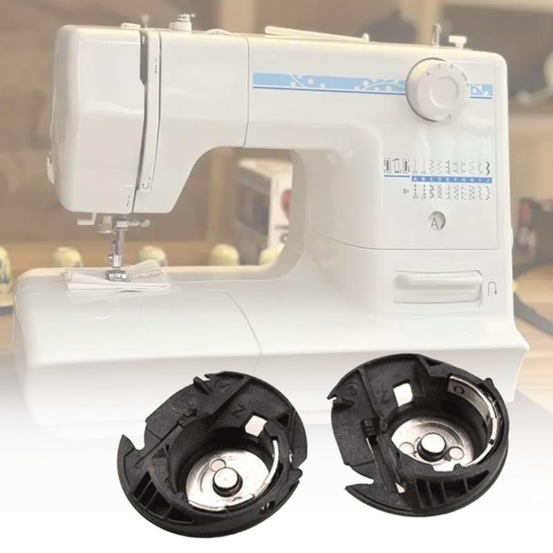2Pieces Sewing Machine Bobbin Case Sewing Machine Accessories Household Sewing Machine Bobbin Case Replacement