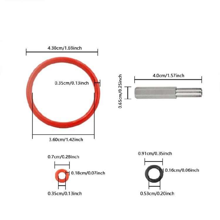 Coffee Machine Repair Set High Temperature Resistant Seals Professional Coffee Equipment Tool Silicone Gasket Set