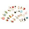 30Pcs Colorful Pendants Plated Mixed Styles for DIY Bracelet Necklace Earring Jewelry Accessories