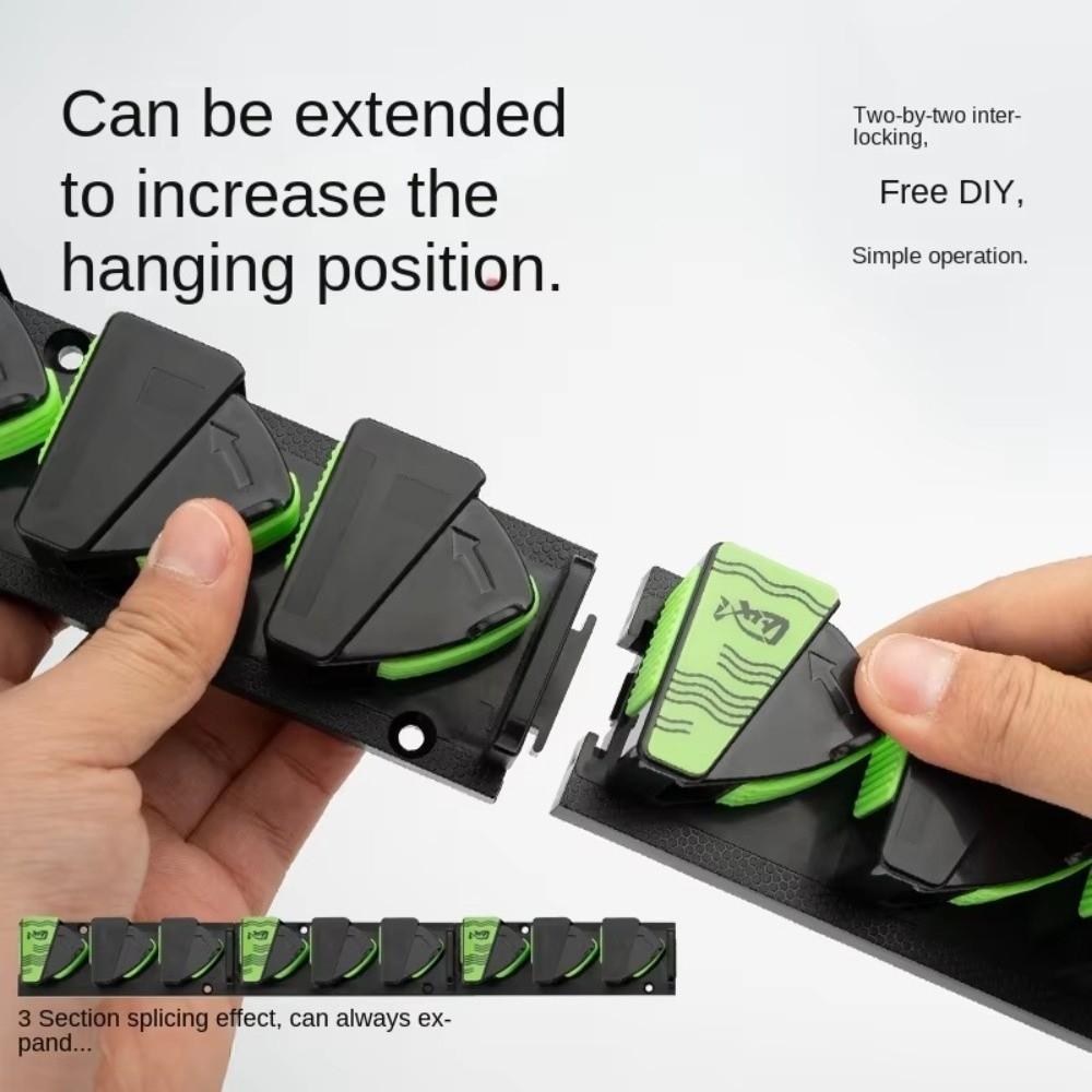 Wall Mounted Fishing Rod Rack Ceiling Mounted Garage Storage Horizontal Fixed Stand Support Bracket Fixed Stand 3 Gear Bracket