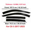 4 pcs of the latest model car window sunshade for Mazda CX-5 2017-2025 window visor rain guards window visors window rain guards