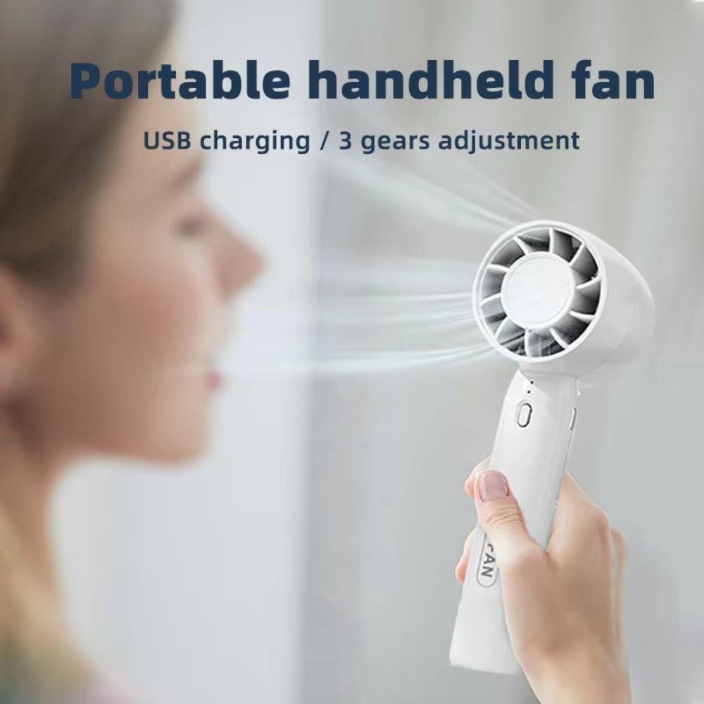 Ventilador Portátil de Mão Refrigerador USB Recarregável Ventilador de Mesa Frio Mini Ar Condicionado Dormitório