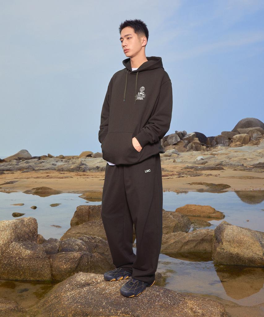 LMC S Og Straight Sweat Pants Burgundy