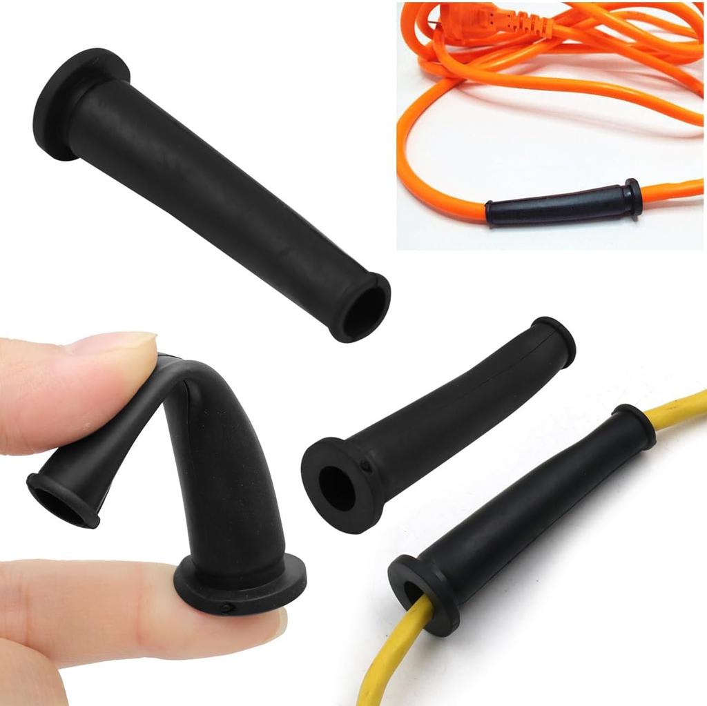Rubber Wire Protector Cable Sleeve Boot Cover Power Cord Protector Electric Drill Rubber Cover Electric Hammer Sleeve Tools