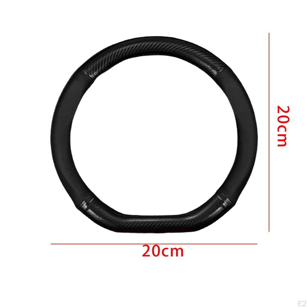 Car Steering Wheel Cover Decoration, Long Driving Anti Slip Protector Travel Shock Absorption