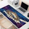 Custom Name Personalized Real Madrid CF Pattern Mousepad, Laptop PC Desk Mat, Decorative Desk Mat for Home Keyboard Pad Gift