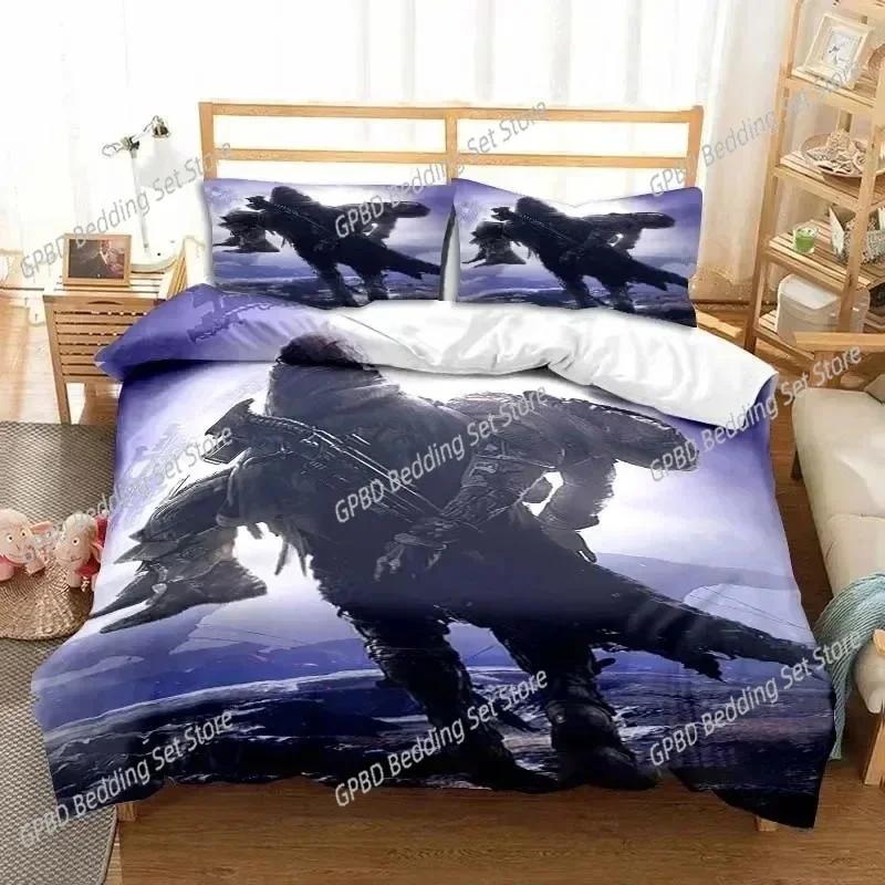 Luxury New 3D Print Game Destiny 3D Duvet Cover Bedding Set Comforter Linen Pillowcases Home Decor Single Double Twin King Queen