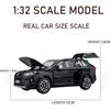 Model de mașină Toyota RAV4 1/32, mașină de jucărie din aliaj, model de colecție, cu lumină și sunet, mașină de jucărie pentru băieți, copii mici, mașină cadou