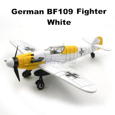 

22Cm 4D Diy Toys Fighter Build Blocks Construction Model Airplane Military Model Arms Ww2 Germany Bf109 Uk Hurricane Fighter