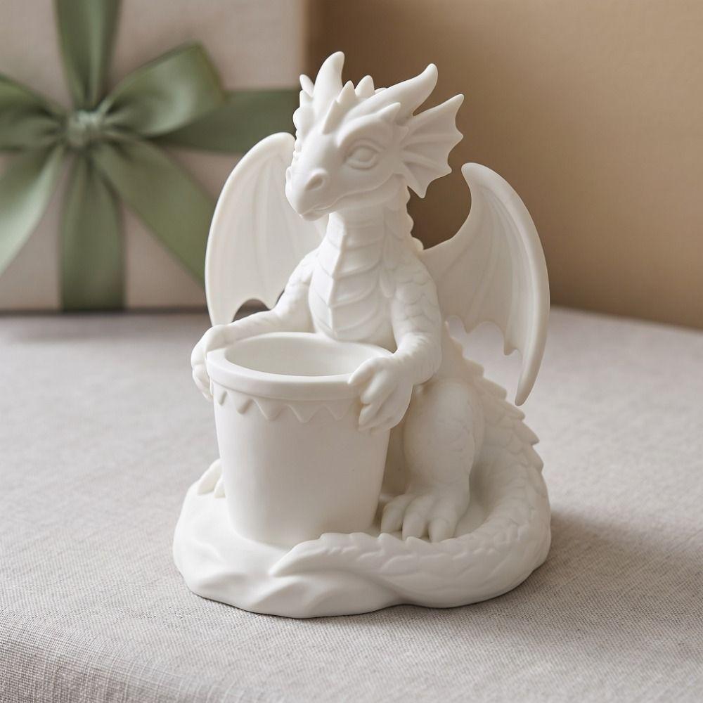 3D Printed Succulent Plant Flowerpot Gothic Style Desktop Ornaments Dragon Planter Pot  Table