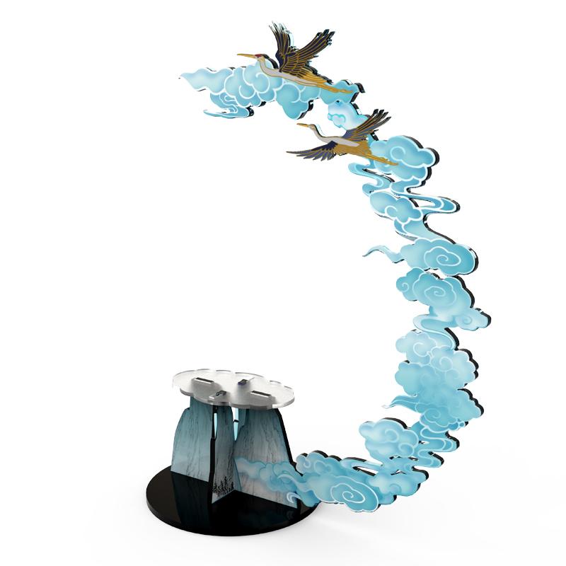 3D Metal Assembly Puzzle Model Kit of Ancient Architecture,High-Difficulty DIY Craft for Adults,Precise Laser-Cut Components