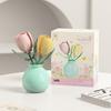 Girls' Educational Floral Building Blocks - Sunflower and Rose Series, Perfect Teacher's Day Gift