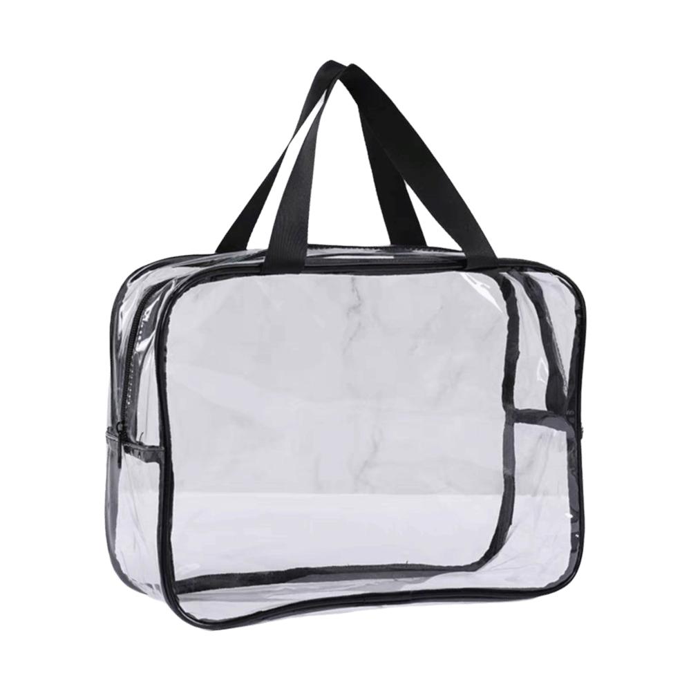 Transparent Makeup Bag Large Capacity Cosmetic Bag Clear Handbag  Suitable For Men Women