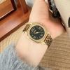 Neue quadratische Uhr Retro Gold Leopard Uhr Luxus Hohe Qualität Wasserdicht Mesh-Armband Quarz Uhr Damengeschenk