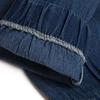 Dame Casual Ensfarget Mellomhøy Livvidde Lomme Jeans Bukser Denim Casual Bukser