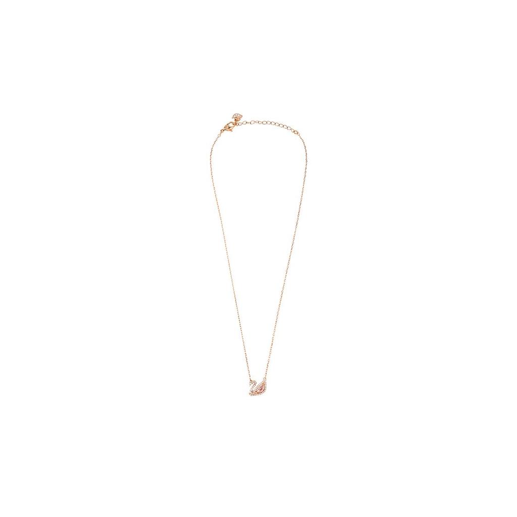 Swarovski Dazzling Swan Crystal Necklace Women Necklace Rose-Gold 5469989