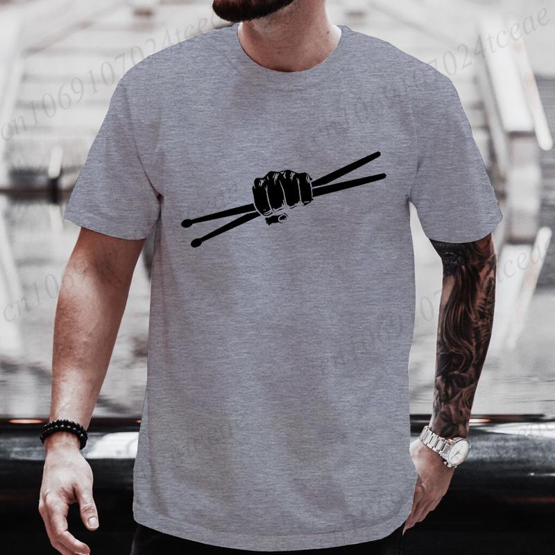 Drumset Drum Drummer Vintage TShirt for Women Men Funny Casual TShirt Clothes Fashion Trendy Men Tee TShirts Clothing Tops