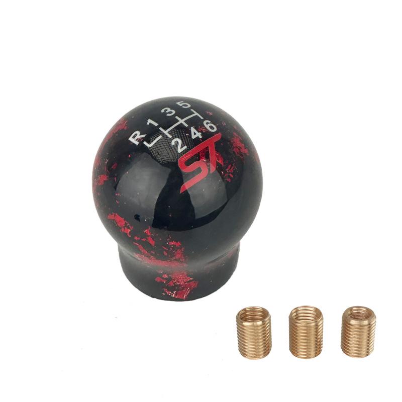 RS Carbon Fiber 6-Speed Gear Shift Knob for Ford Focus and Fiesta
