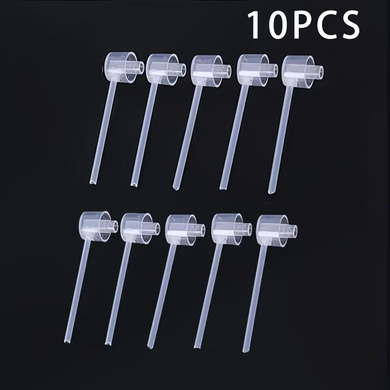 10 Pcs 5ml Transparent Plastic Perfume Sample Transfer Bottle, Refillable Fragrance Sampling Dispenser