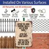 2D Flat Vintage Country-Style Aluminium Metal Sign "Before You Judge" - 8.0X12.0 Inches Inspirational Quote Wall Art, with Pre-Drilled Holes, Bedroom