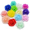20pcs/lot Handmade 6cm Artificial Foam Roses PE Foam Rose Flower Head DIY For Wedding Home Festival Decorative Flowers Scrapbook