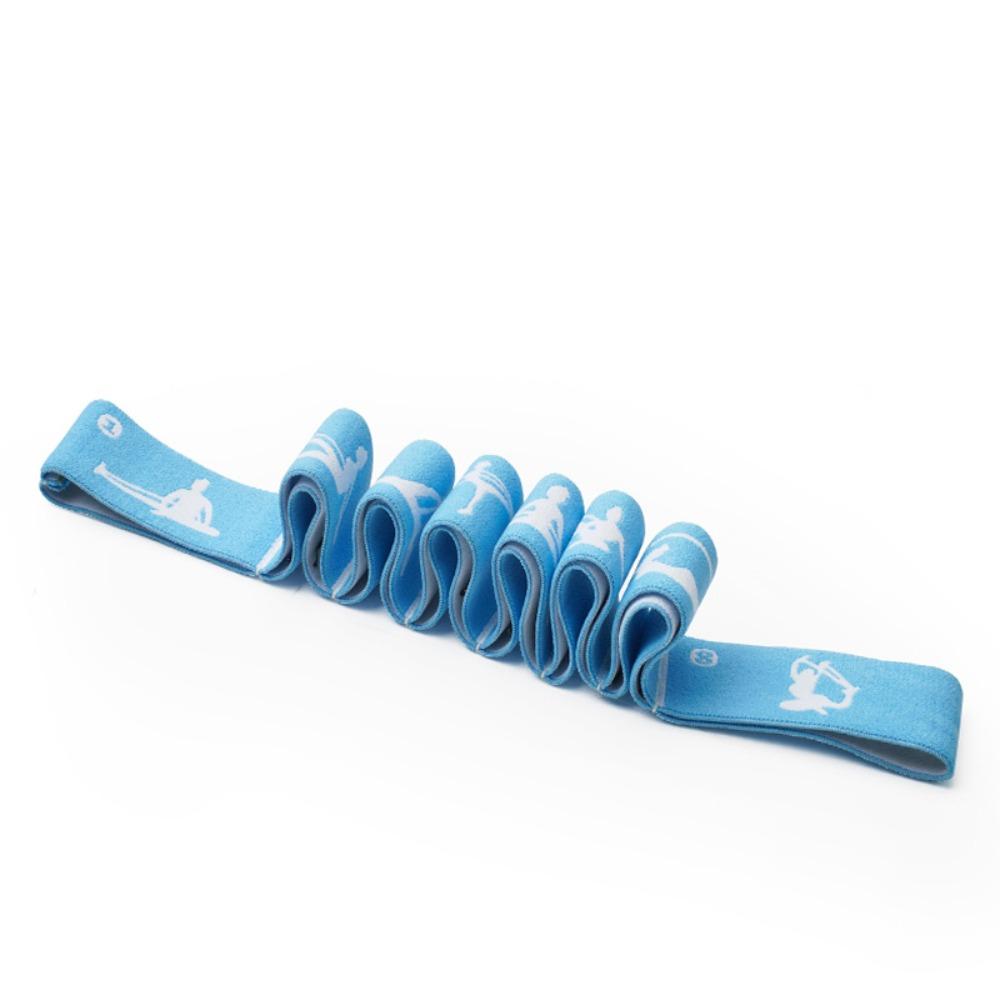 

Сегментированная разметка Ремень для йоги Эластичная лента Нейлон Фитнес Упражнения Тянущий ремень Латинские тренировки Style B