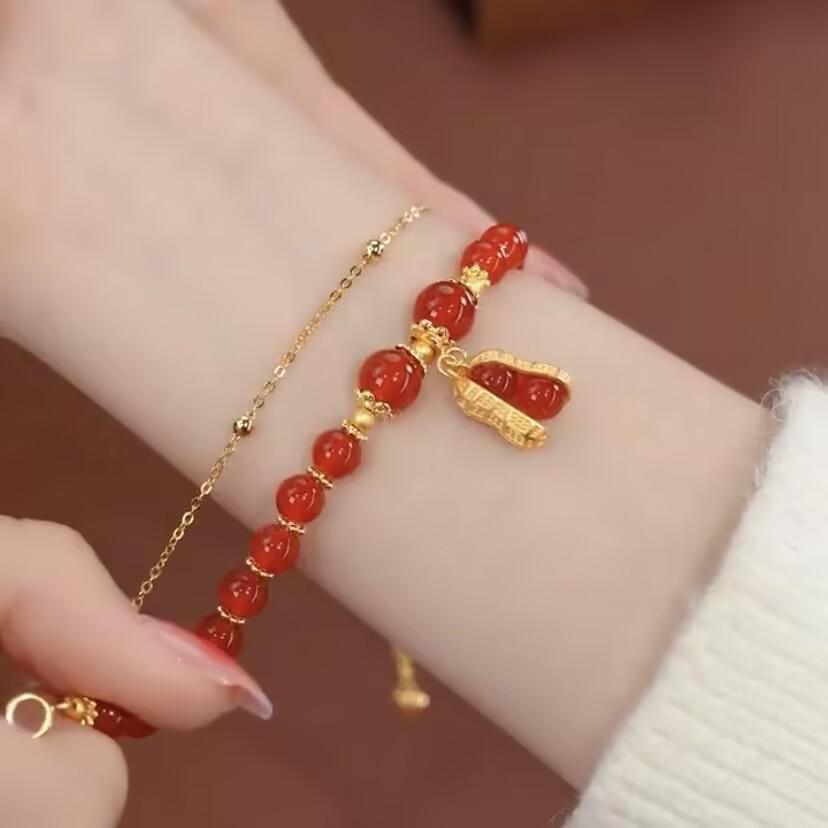 Gutes Ding Erdnuss Armband Damen Neues Armband Ins Natal Jahr Nationaler Trend Antiker Stil