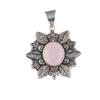 Pierre Gemme Rare Calcédoine Rose Bijoux Argent Sterling 925 Pendentif Fait Main 1.59" CP-14-7