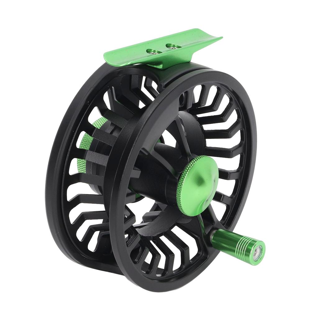 Mulineta Pescuit la Muscă Aliaj Aluminiu Negru Verde 20LB Mână Stângă Dreaptă Schimbată Roată Păstrăv Accesorii Pentru Apă Dulce