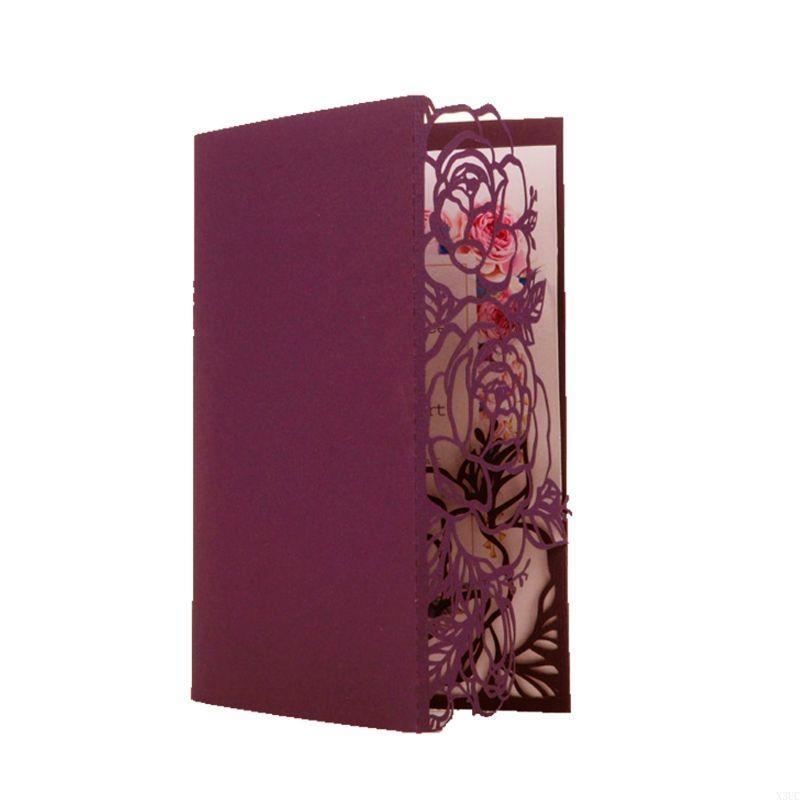 Rose Einladung Metall-Stanzschablonen Schablone DIY Scrapbooking Album Stempel Papier X3UC
