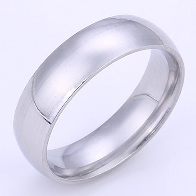 Módní šarm Šperky Trendy Romantický milenec Titanium Steel Pár Zásnubní prsten Dárek pro milence