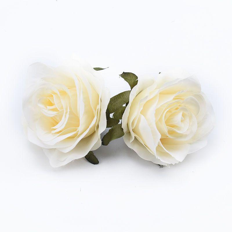 50/100pcs Artificial Flowers Silk Roses Home Outdoor garden Wedding wall Christmas Decoration High Quality Festival Diy gift box