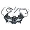 Dámská maska ​​​​na obličej s dutou krajkou Sexy maska ​​na oči Cosplay Prom Party Props