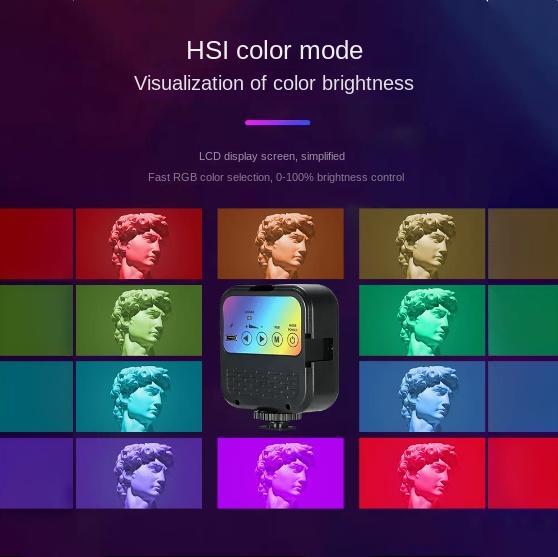 Mini Professional Portable Fill Light, RGB Full Color, Available In Many Occasions