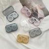 Transparent Contact Lens Box with Tweezers Travel Case for Women Colored Eye Contacts