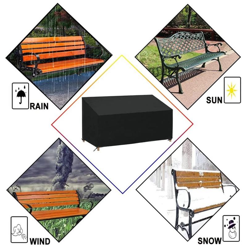 Outdoor Patio Garden Furniture Waterproof Covers Rain Snow Chair Covers For Sofa Table Chair Dust Proof Cover