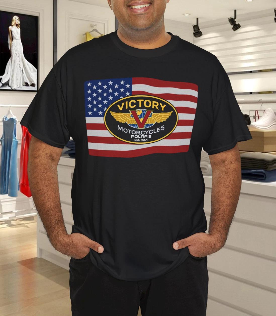 Men s and Women s T-shirts Vintage Victory Motorcycles USA Made Wings T-Shirt S