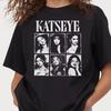KATSEYE Kpop Girl Group Vintage S Bootleg Tshirt  Members Graphic Print Unisex Casual Streetwear Fans Gift Short Sleeve Tee